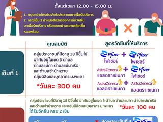 กำหนดการวัคซีน14-16 ธ.ค.64